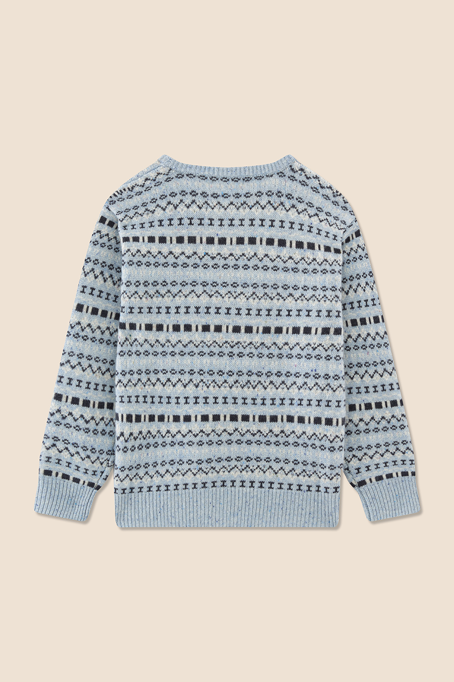 Fair Isle Knit Sweater|yescci-YESCCI.com