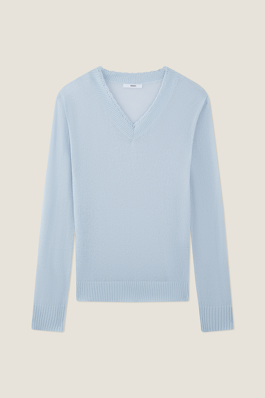 Sheer Knit Pullover|yescci-YESCCI.com