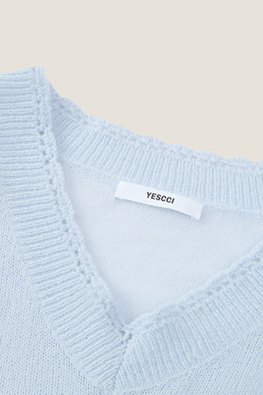 Sheer Knit Pullover|yescci-YESCCI.com