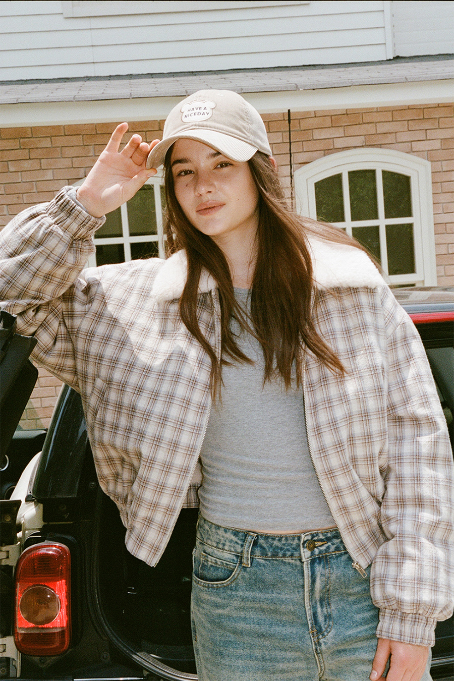 Fleece Lined Plaid Jacket|yescci-YESCCI.com