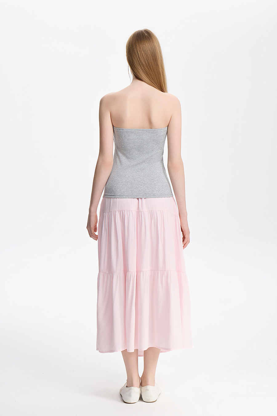 Bow Detail Strapless Tube Top|yescci-YESCCI.com