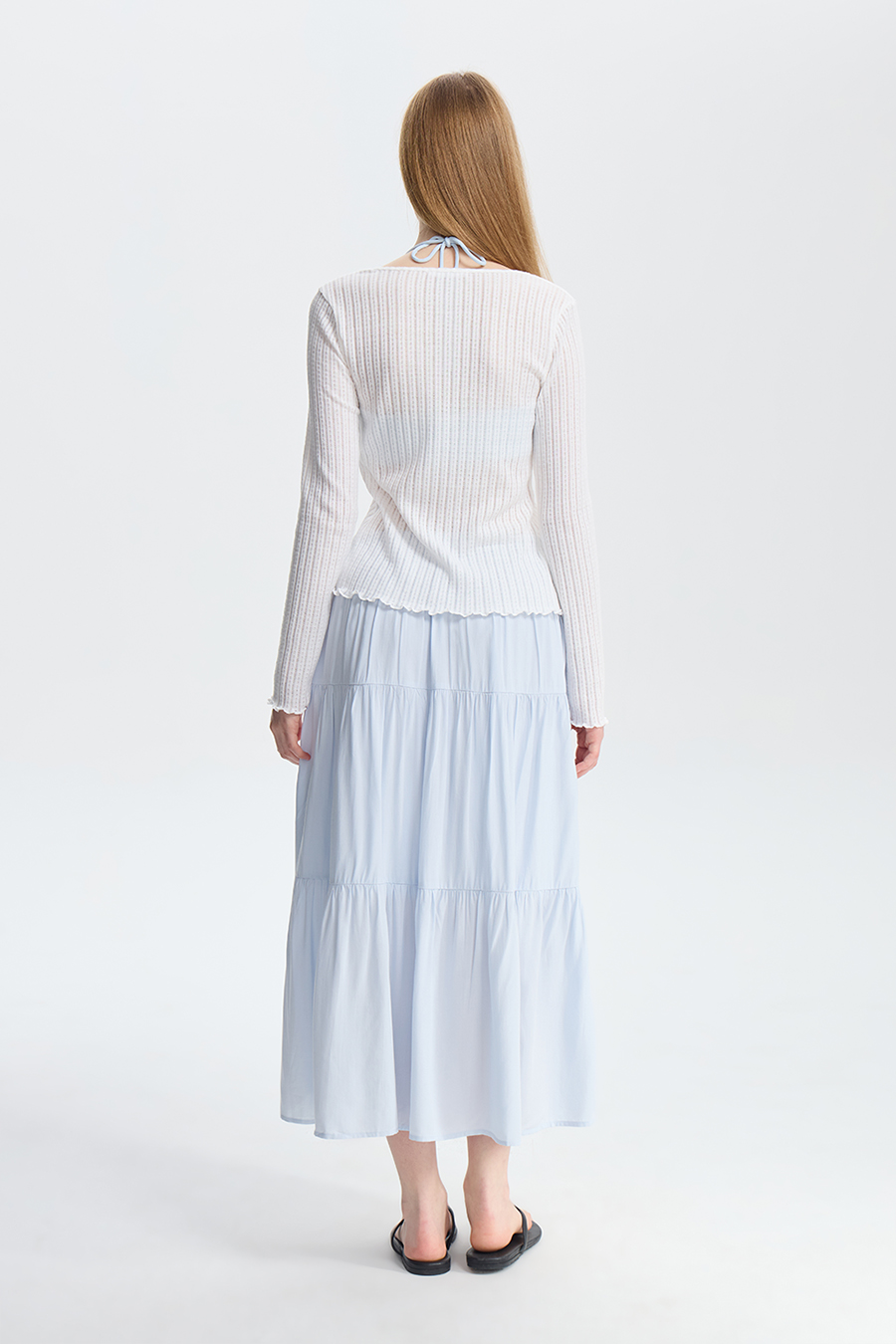 Bow Tie Ribbed Cardigan|yescci