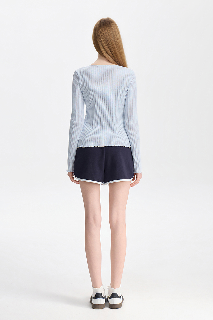 Bow Tie Ribbed Cardigan|yescci