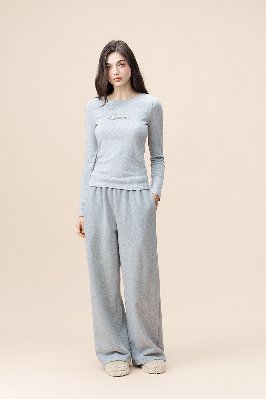 Soft Wide Leg Trousers|yescci-YESCCI.com