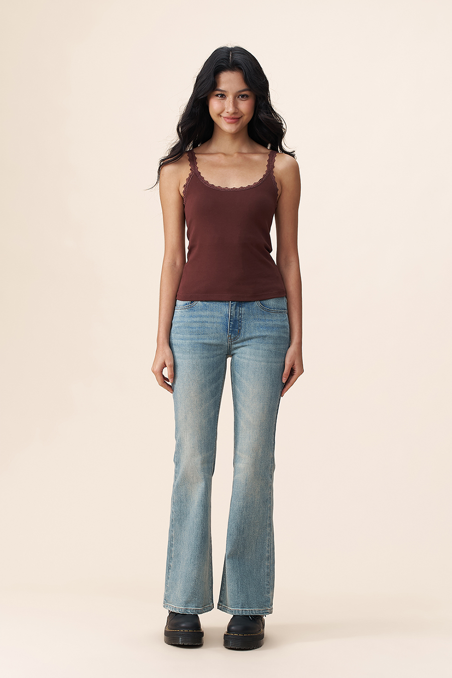 Lace Casual Cami|yescci