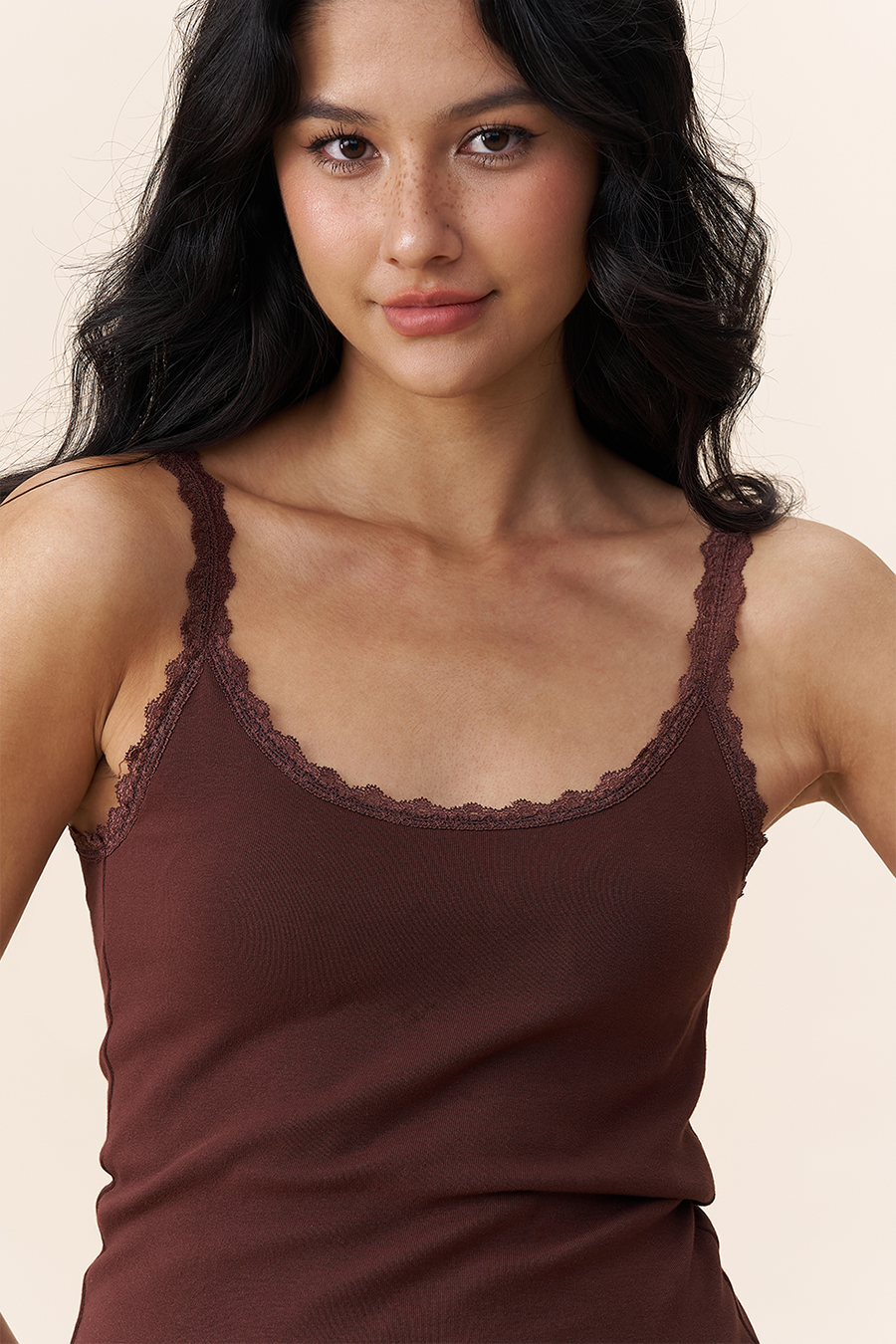 Lace Casual Cami|yescci
