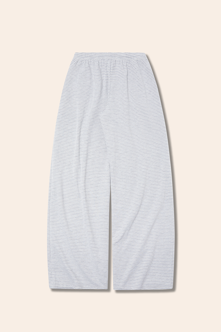Striped Drawstring Wide Leg Pants|yescci