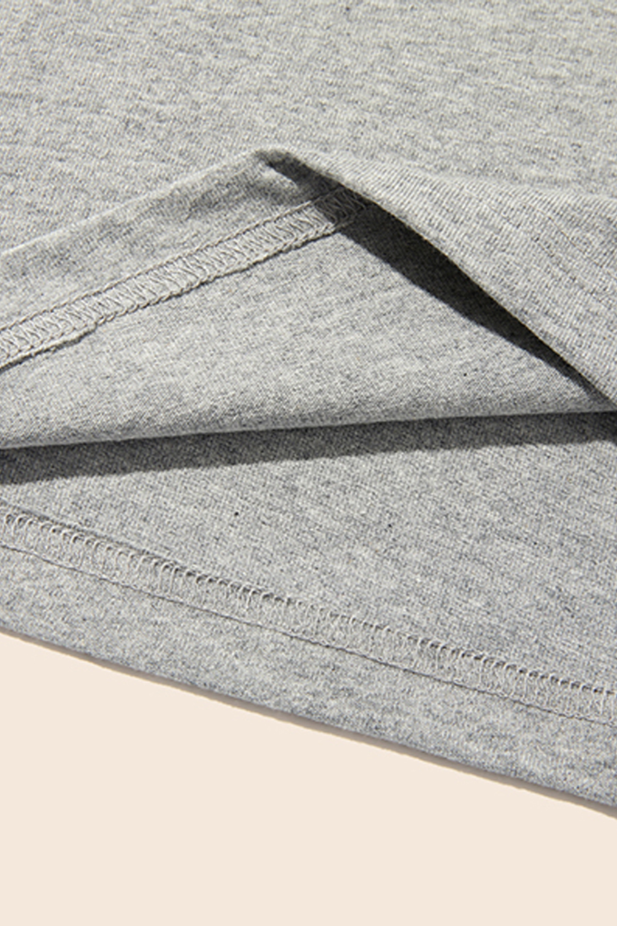 Relaxed Wide Neck Letter Tee|yescci