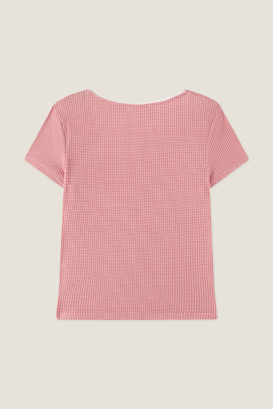 Patterned Scoop Neck Top|yescci-YESCCI.com