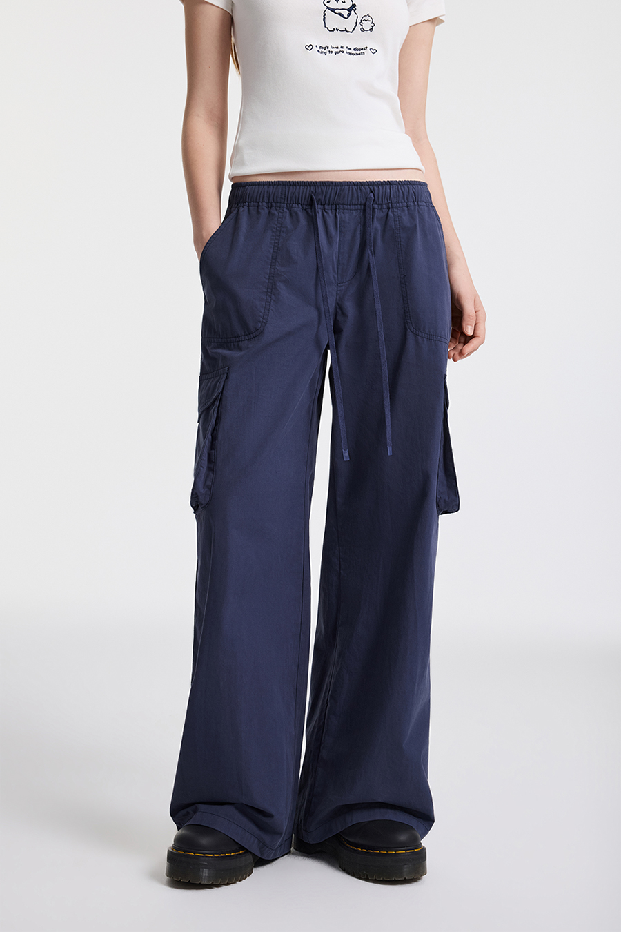 Wide Leg Cargo Pants| yescci-YESCCI.com
