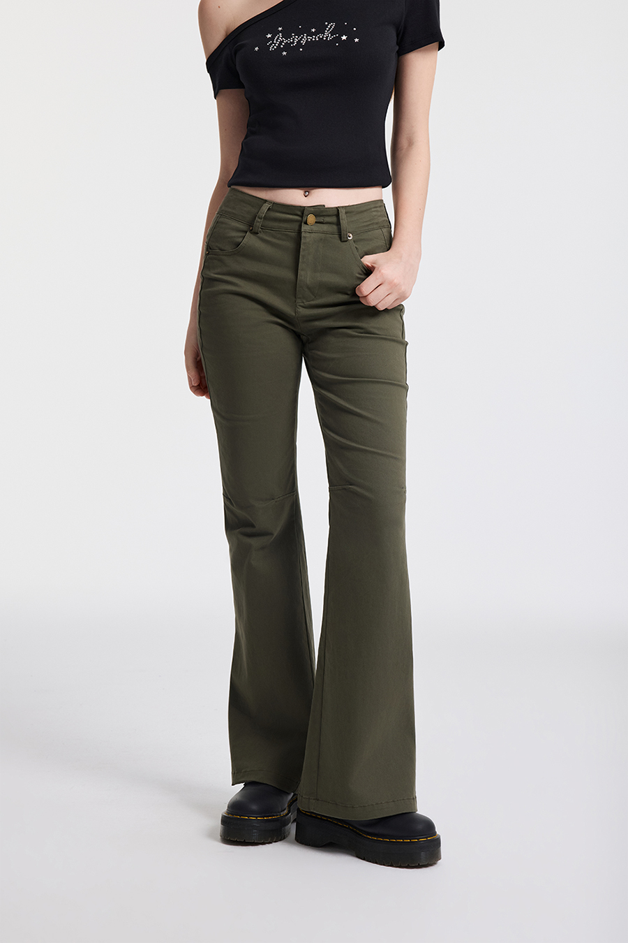 Vintage Flare Pants|yescci-YESCCI.com