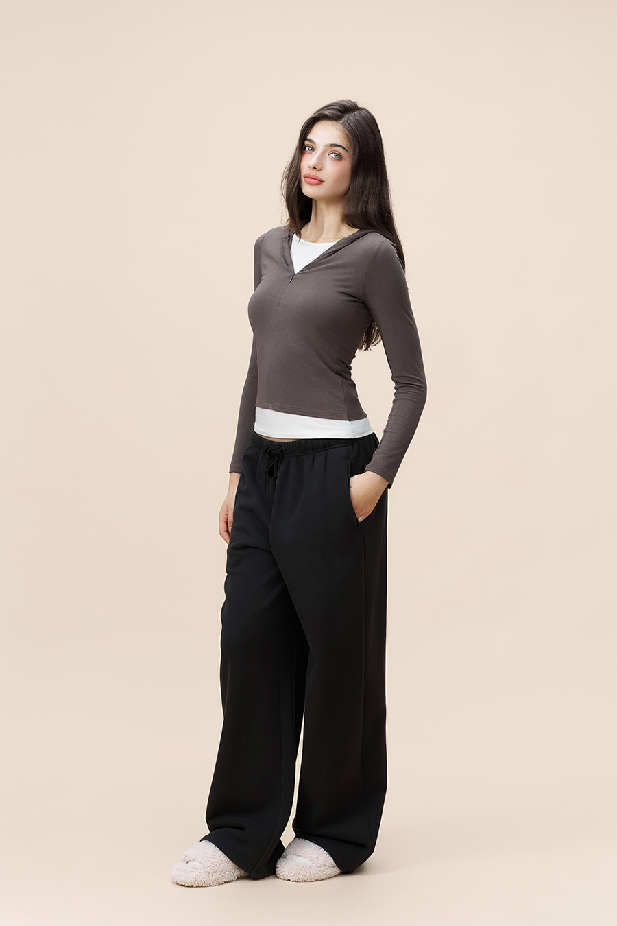 Soft Wide Leg Trousers|yescci-YESCCI.com