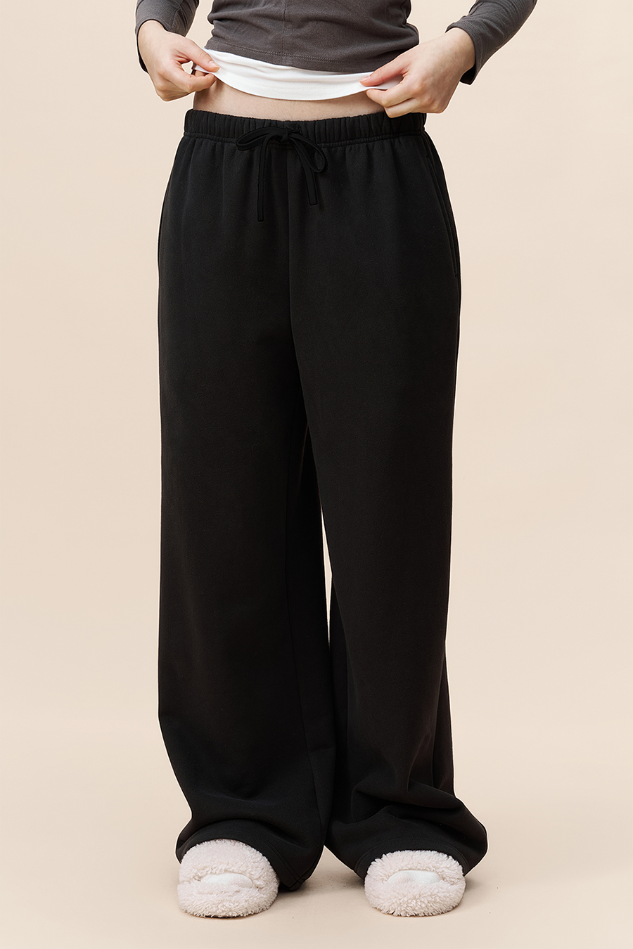 Soft Wide Leg Trousers|yescci-YESCCI.com