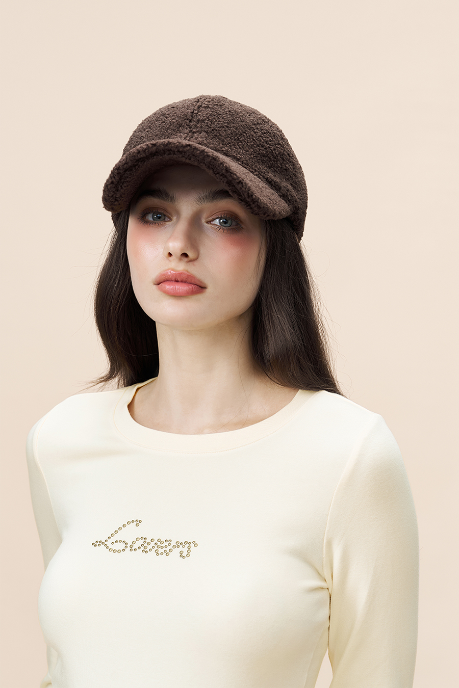 Rhinestone Letter Print Tee|yescci-YESCCI.com
