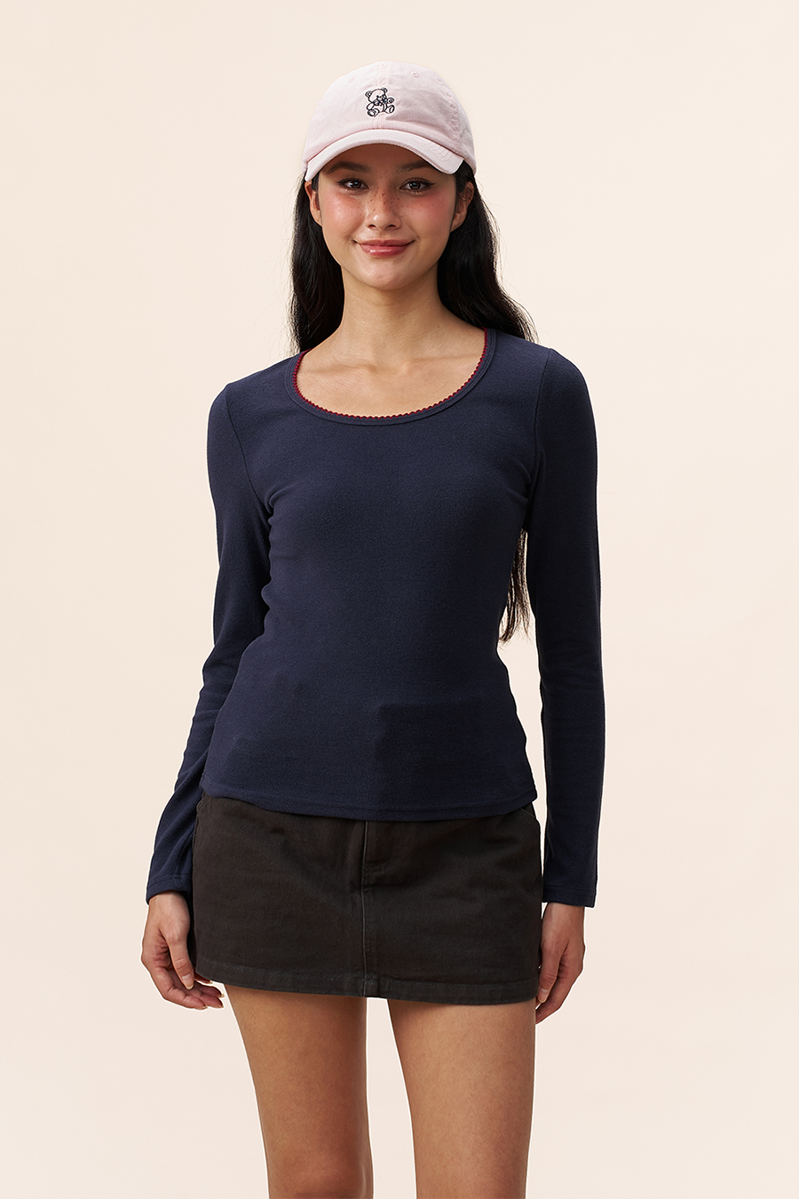 Soft Knit U-Neck Base Layer|yescci-YESCCI.com