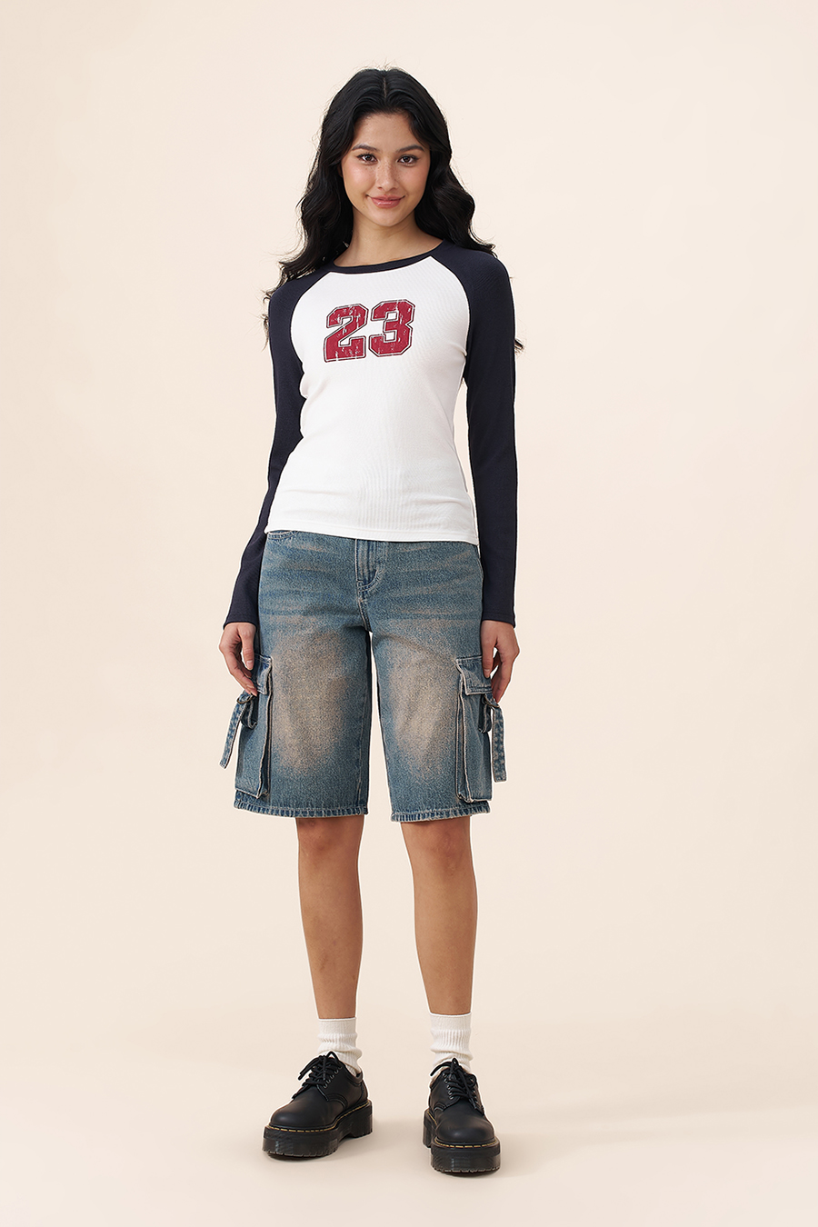 Color-Block Casual T-Shirt|yescci-YESCCI.com