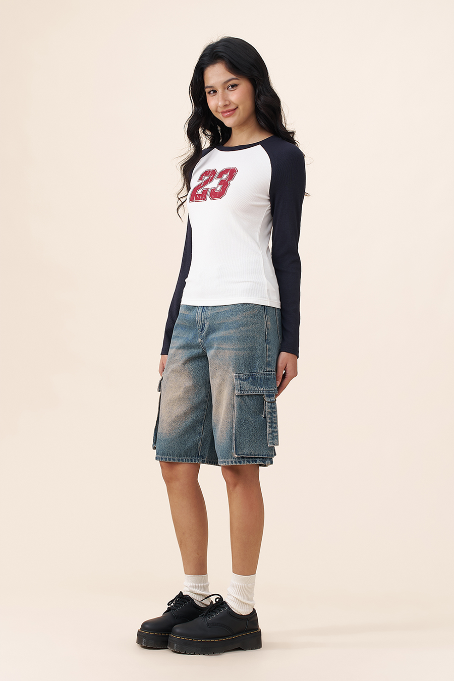 Color-Block Casual T-Shirt|yescci-YESCCI.com