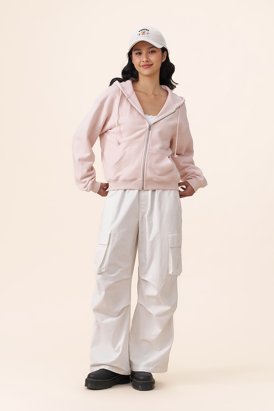 Loose Full-Zip Hoodie|yescci