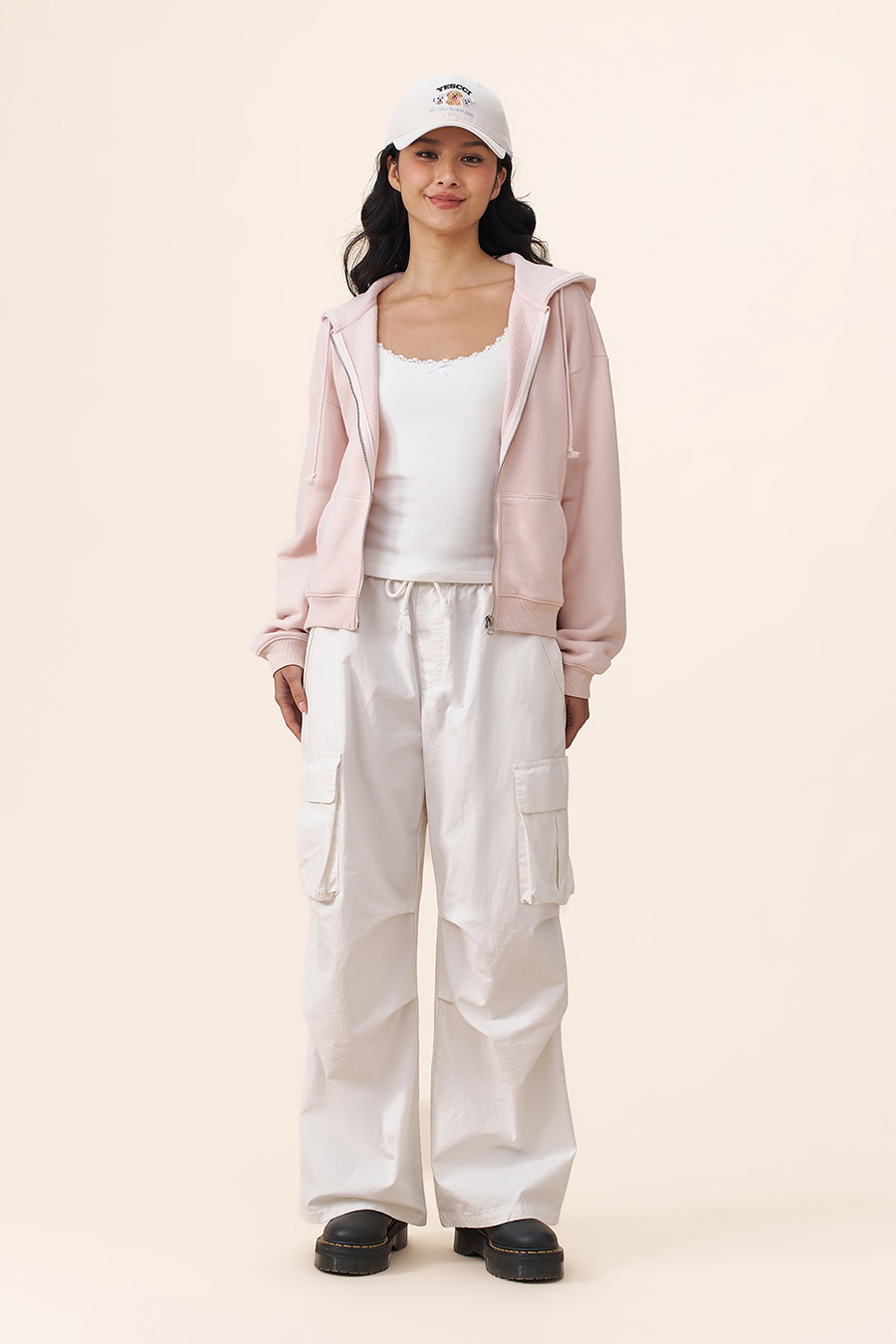Loose Full-Zip Hoodie|yescci