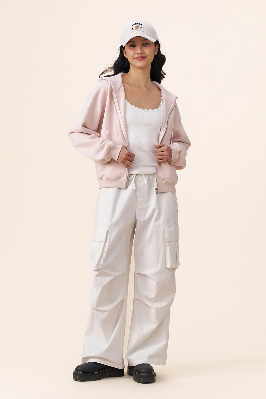 Loose Full-Zip Hoodie|yescci
