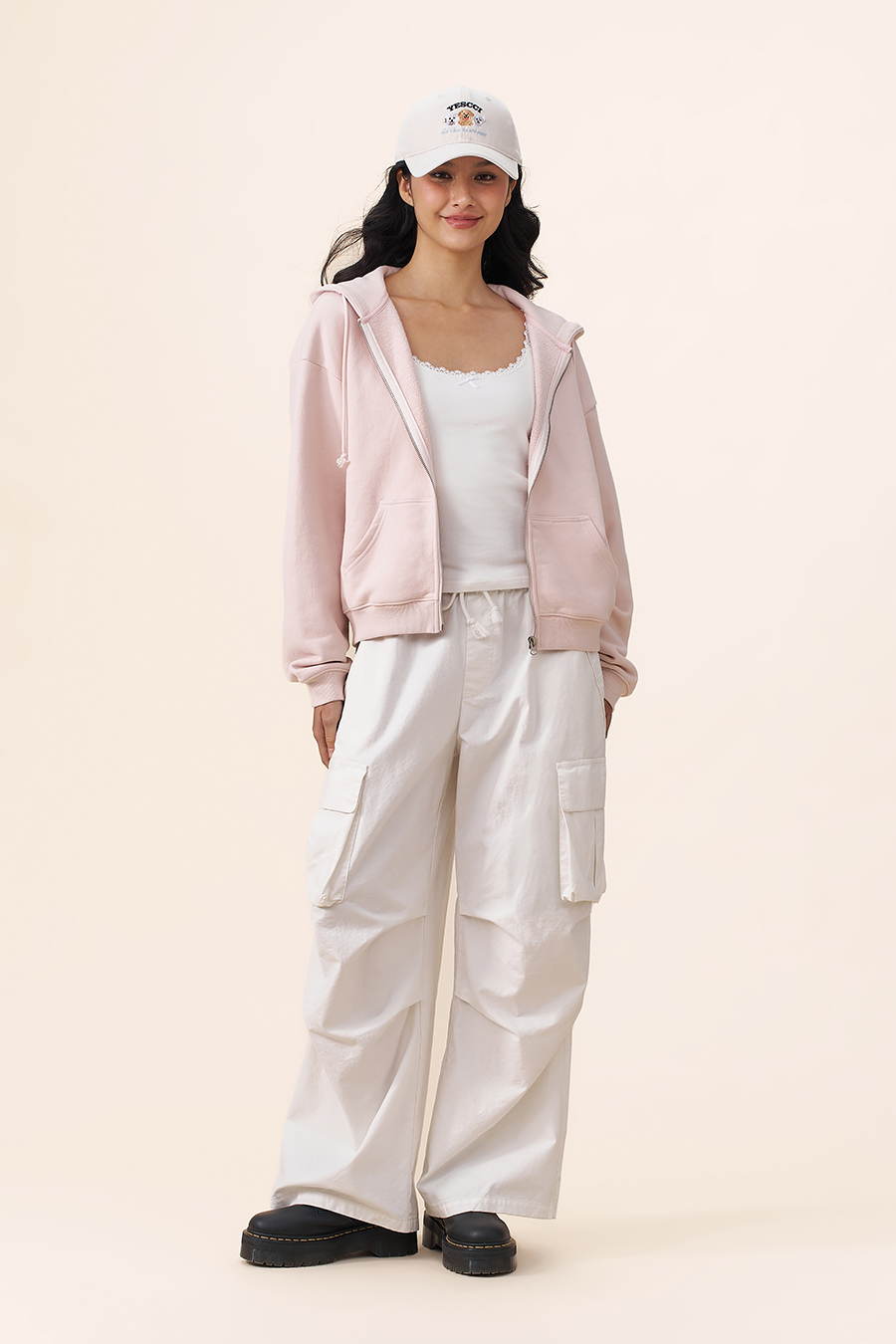 Loose Full-Zip Hoodie|yescci