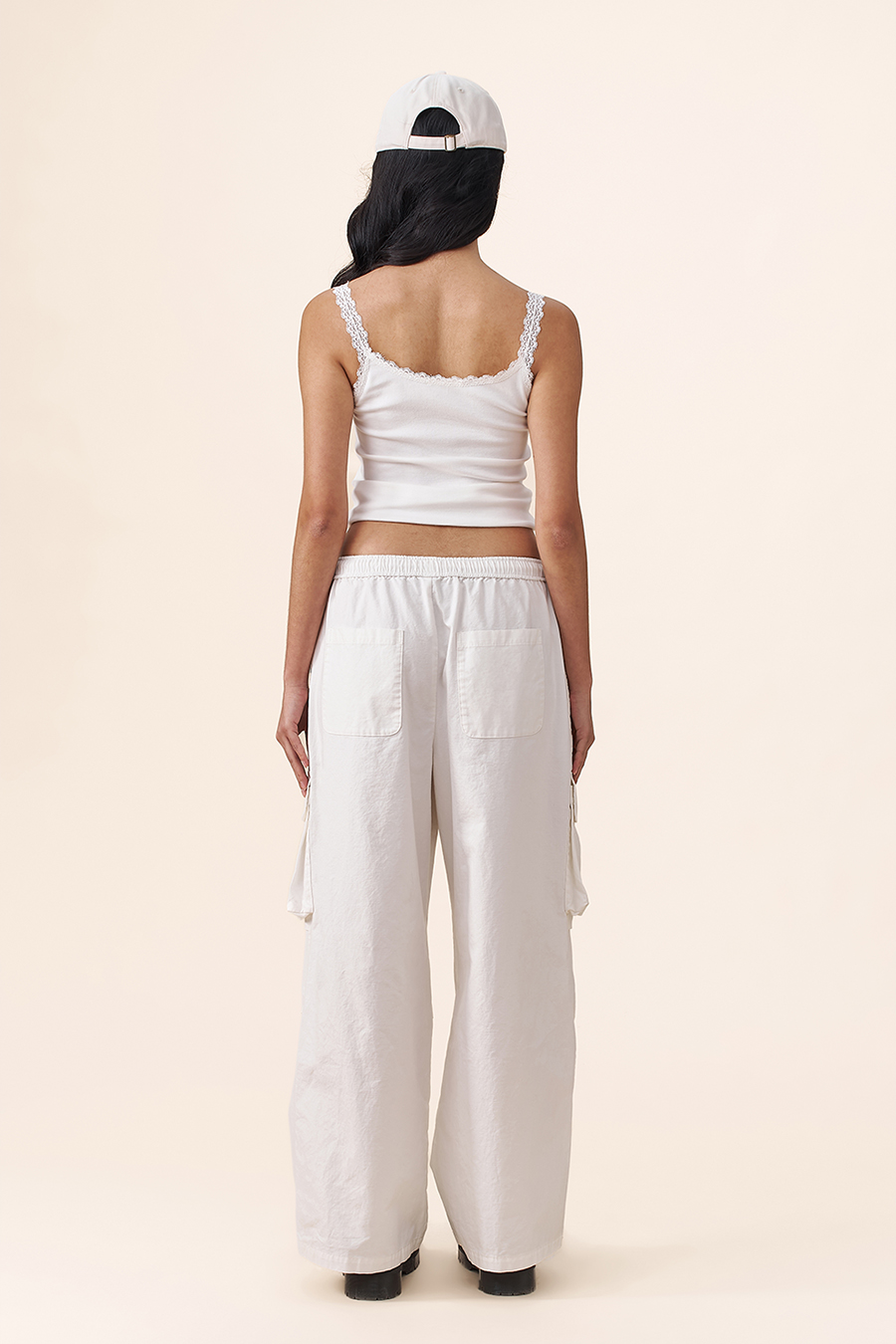 Loose Fit Drawstring Cargo Pants|yescci-YESCCI.com