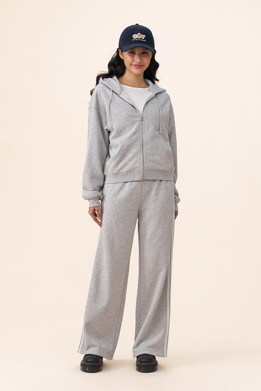 Loose Full-Zip Hoodie|yescci