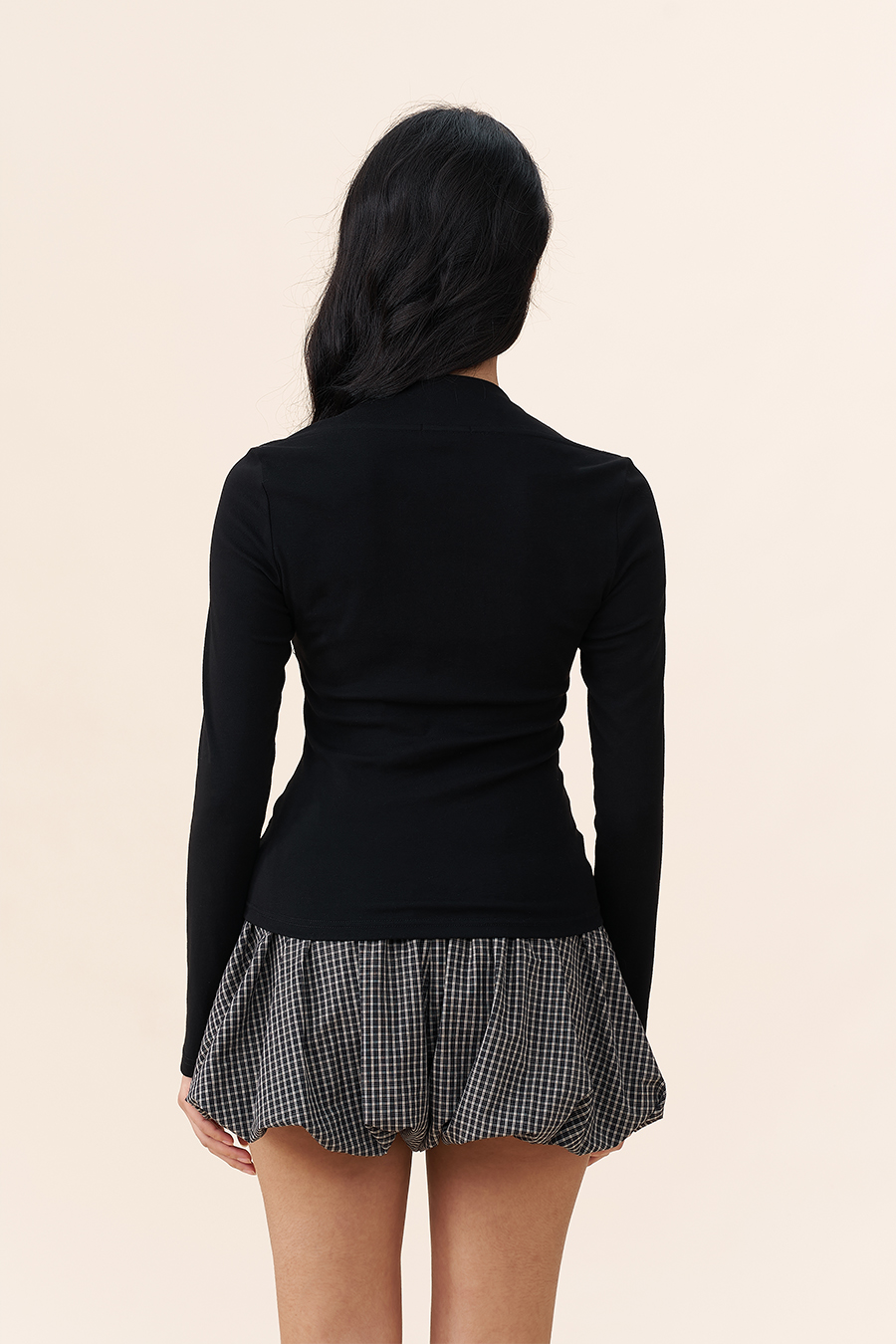 Square Neck Layered Style Blouse|yescci