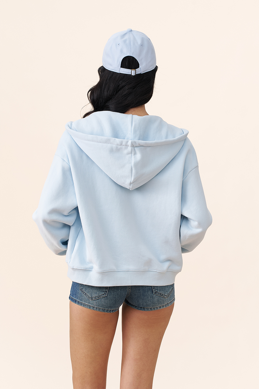 Loose Full-Zip Hoodie|yescci