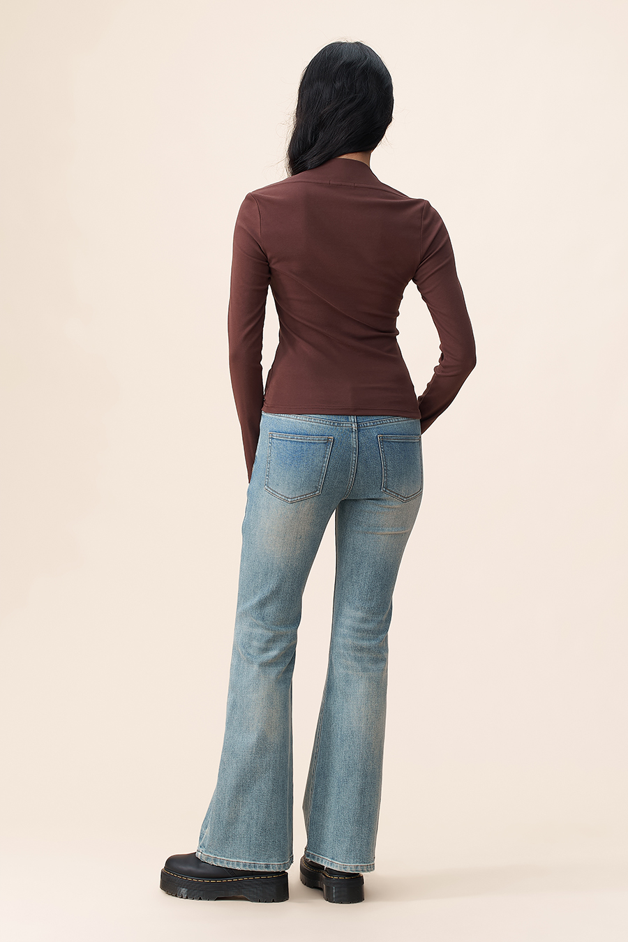 Square Neck Layered Style Blouse|yescci