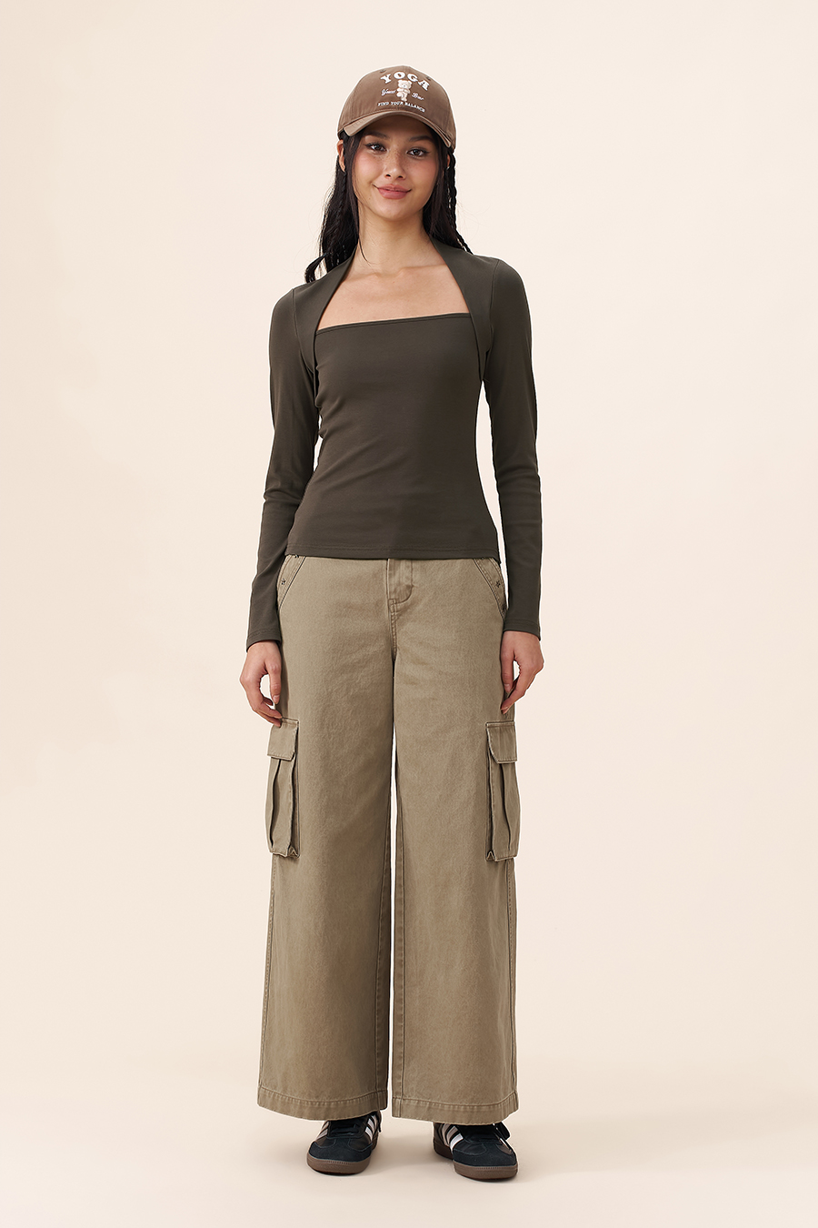 Square Neck Layered Style Blouse|yescci