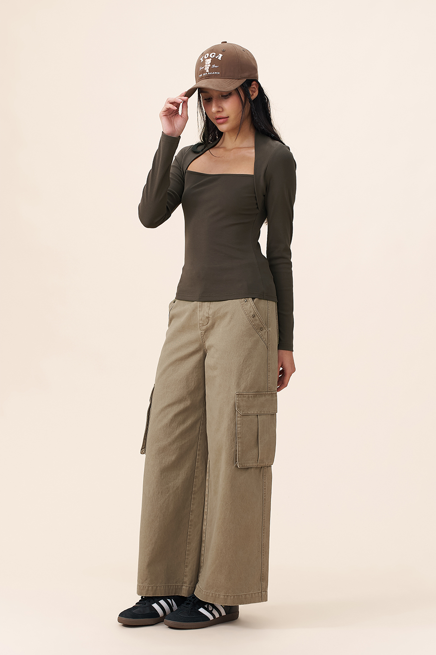 Square Neck Layered Style Blouse|yescci