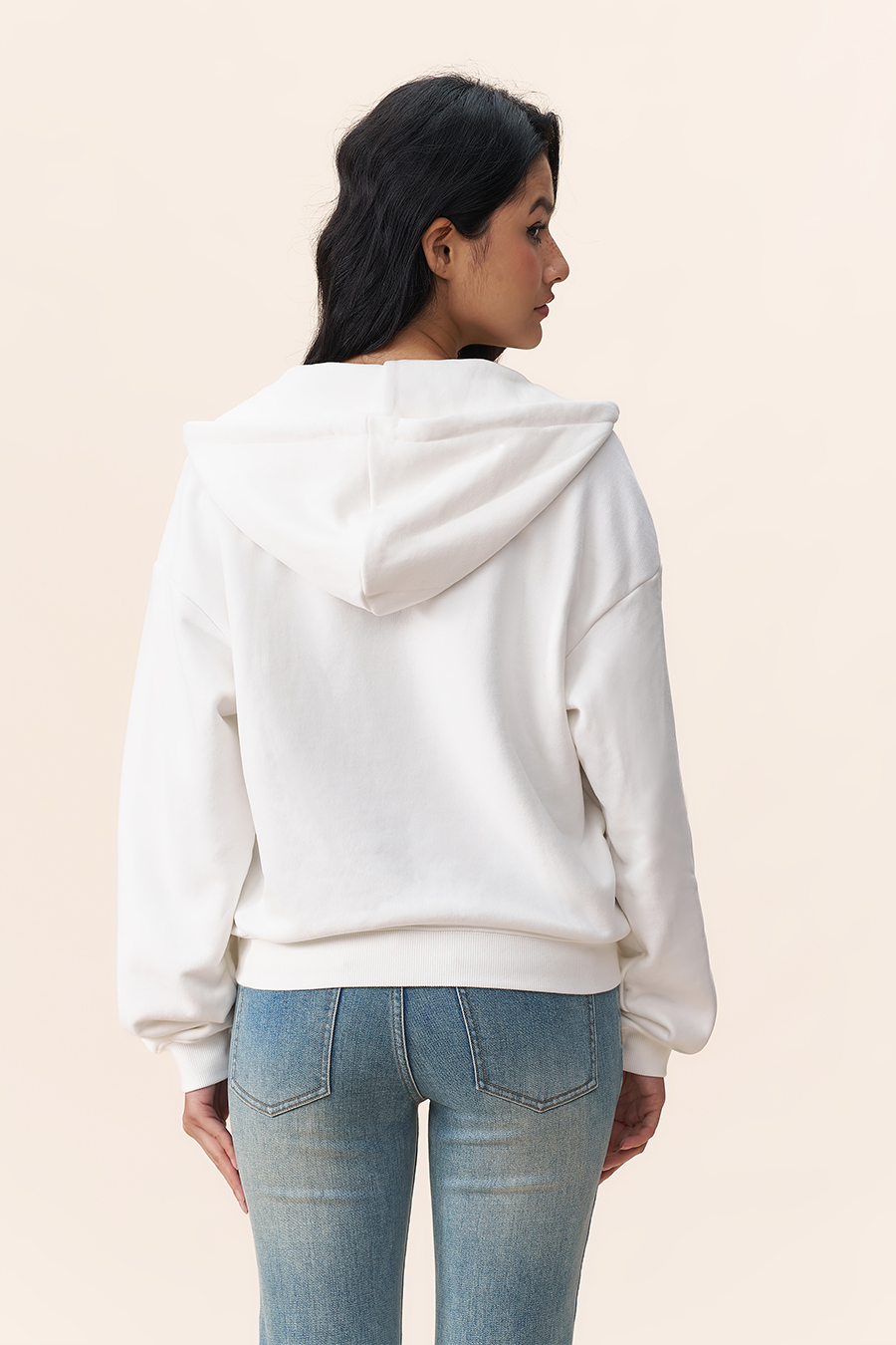 Loose Full-Zip Hoodie|yescci