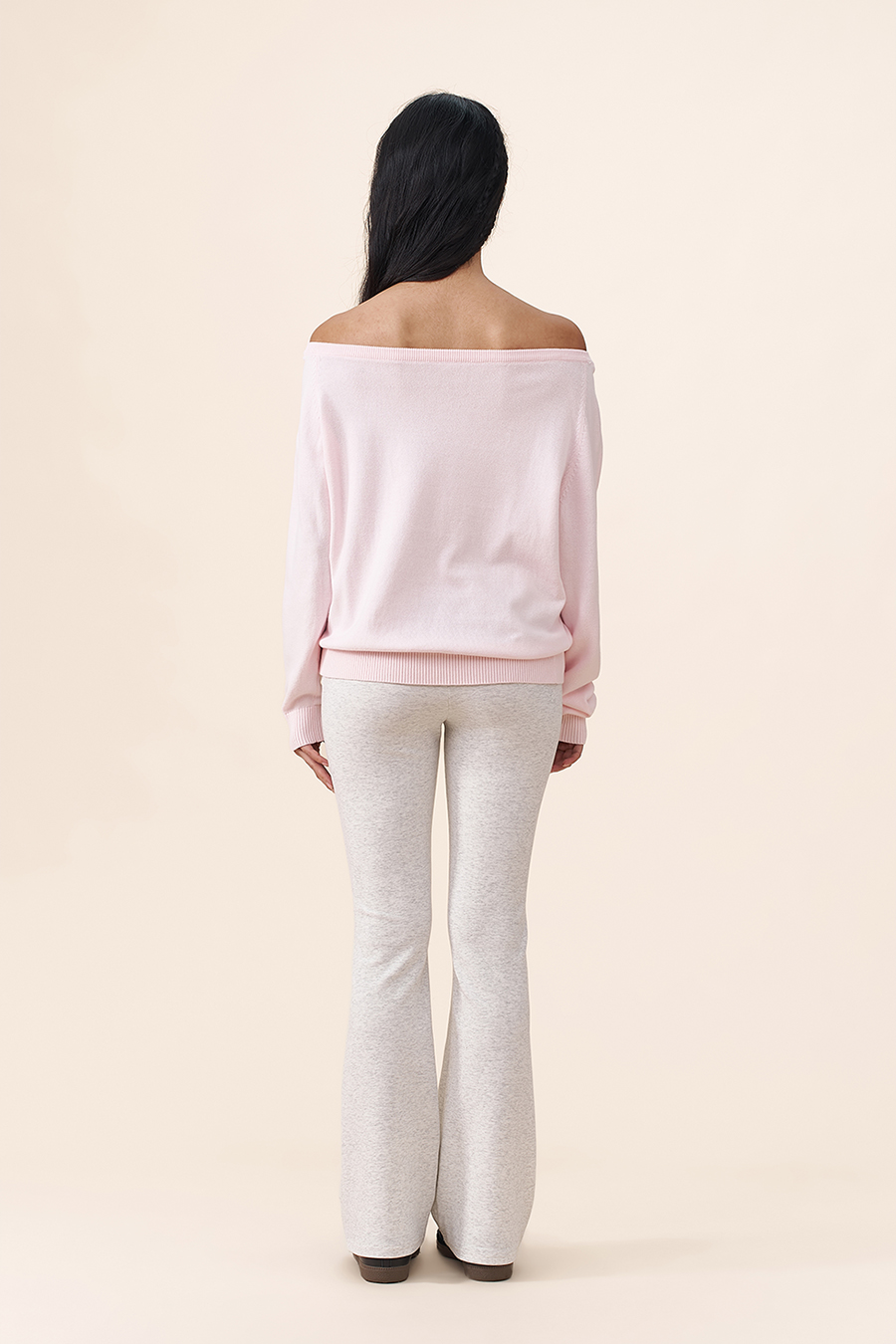 Letter Rhinestone Knit Sweater|yescci-YESCCI.com