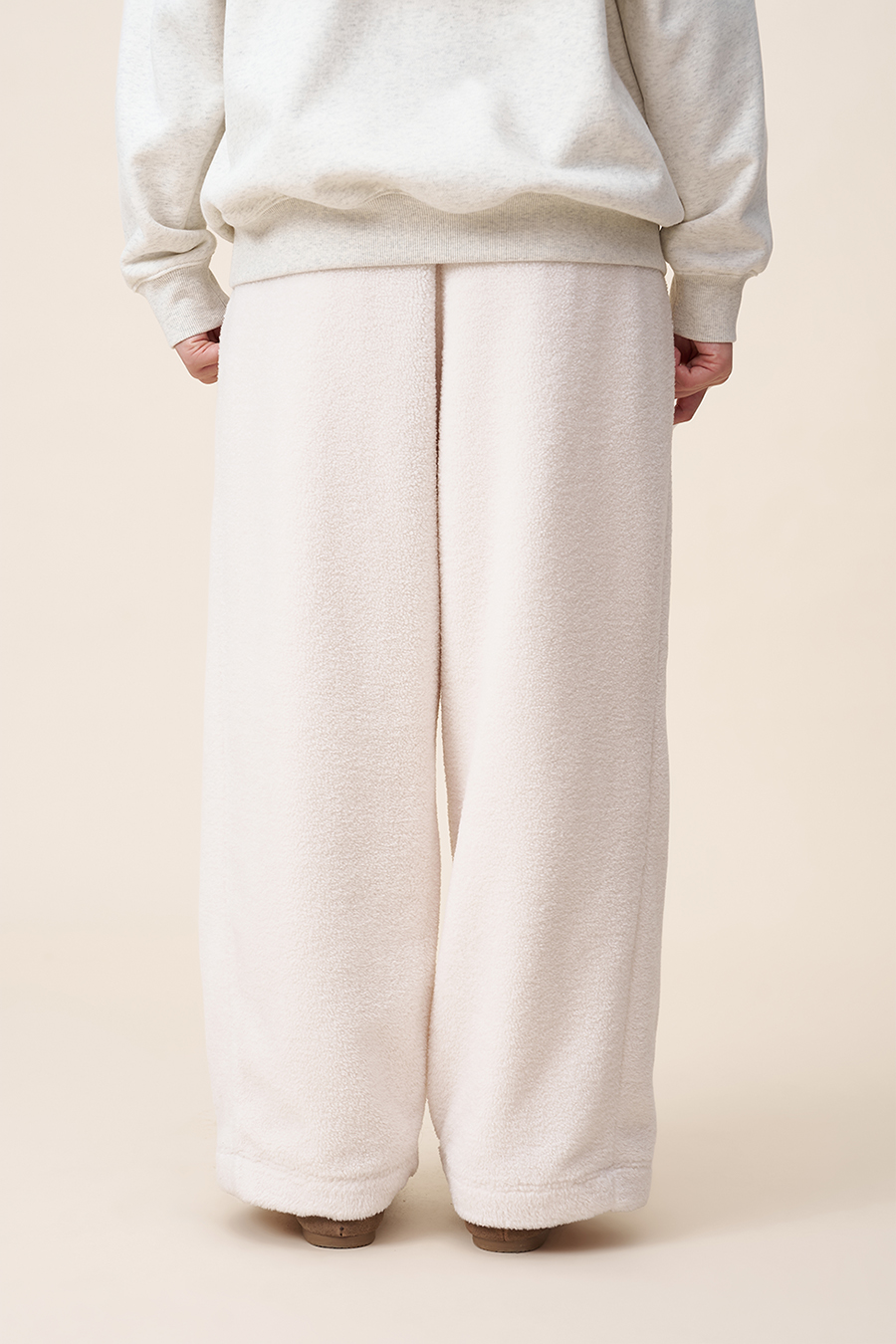 Fleece Wide Leg Pants|yescci-YESCCI.com