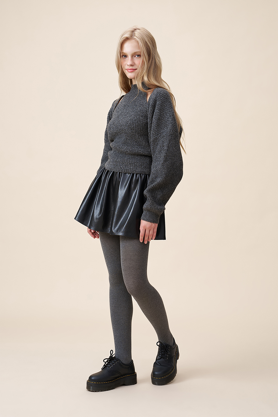 Faux Leather Shorts|yescci-YESCCI.com
