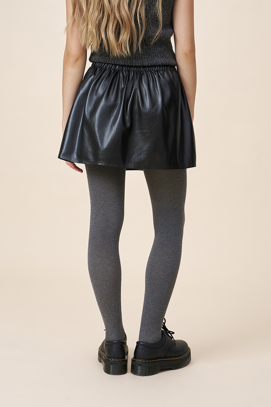 Faux Leather Shorts|yescci-YESCCI.com