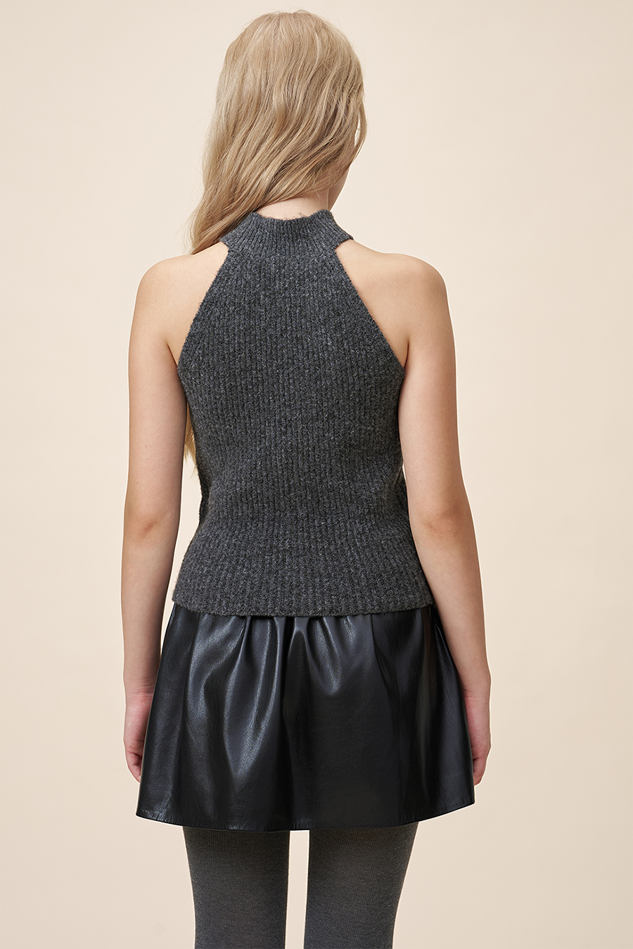 Faux Leather Shorts|yescci-YESCCI.com