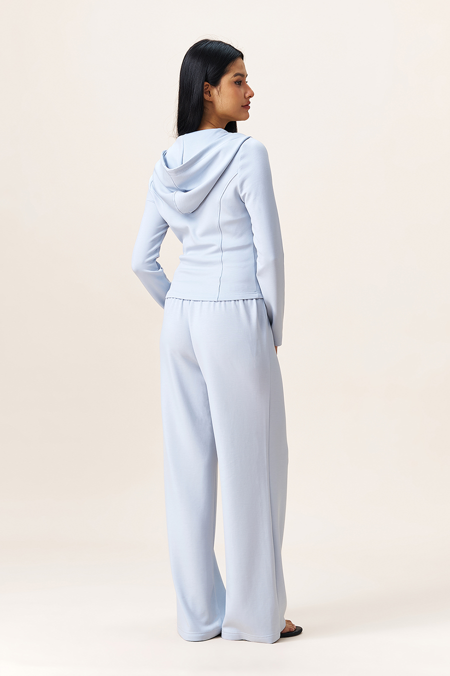 Blue Casual Pants|yescci-YESCCI.com