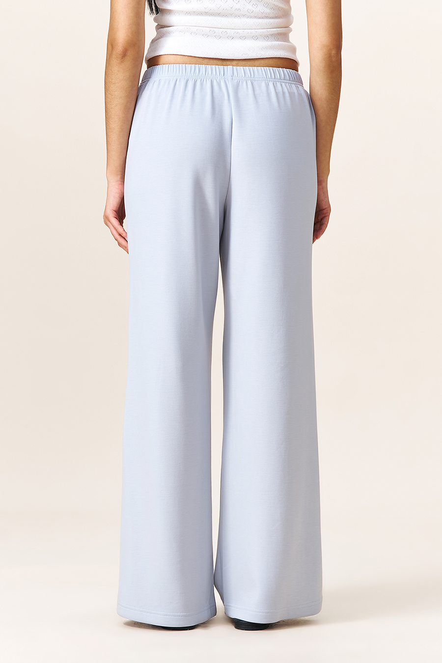 Blue Casual Pants|yescci-YESCCI.com