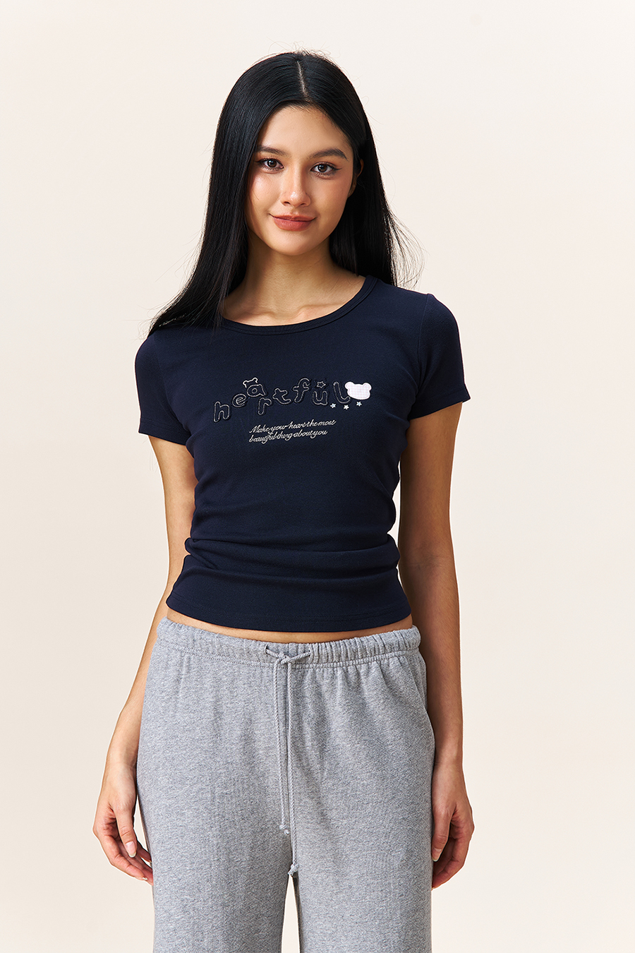 Bear Graphic Short Sleeve Tee| yescci-YESCCI.com
