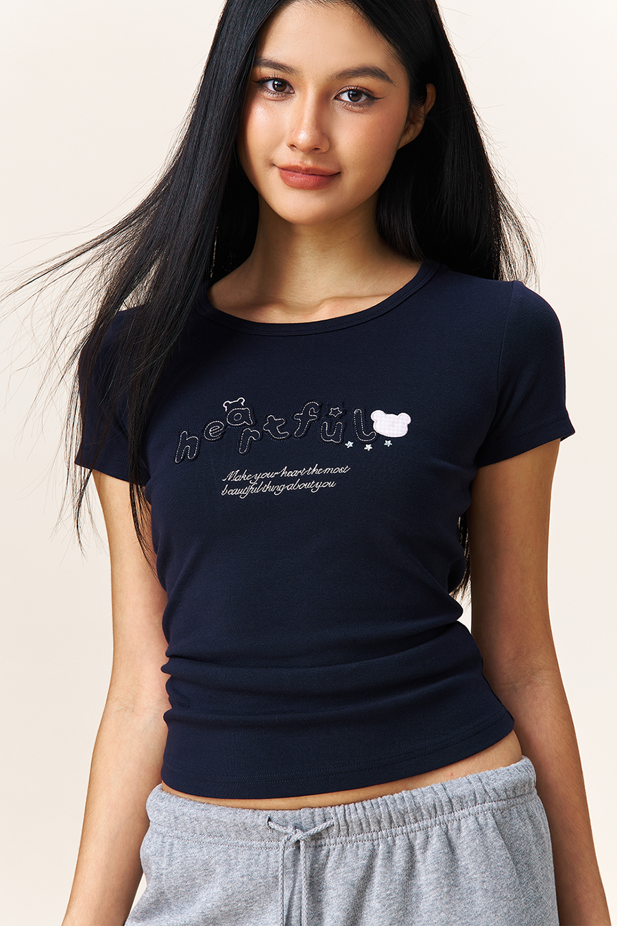 Bear Graphic Short Sleeve Tee| yescci-YESCCI.com