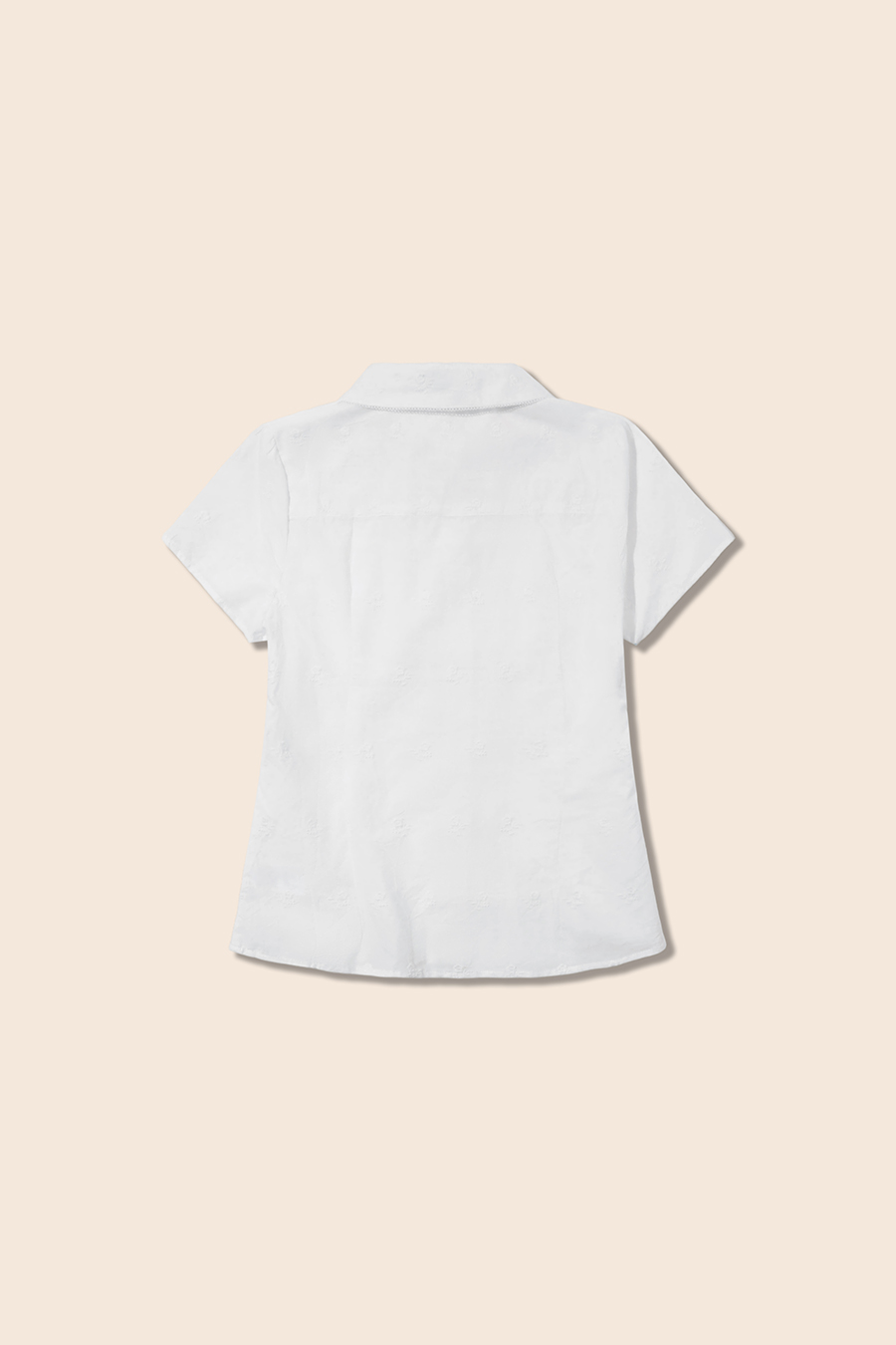 Short Sleeve Peter Pan Shirt|yescci-YESCCI.com