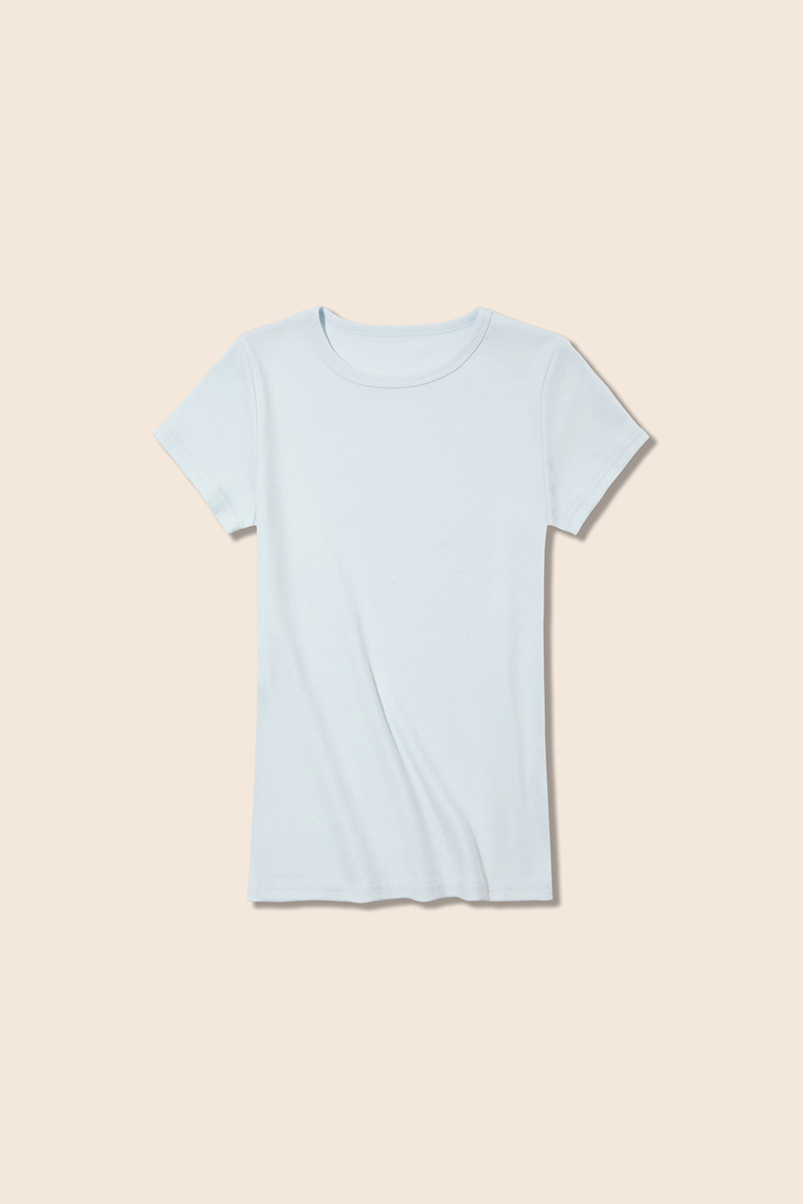 Slim Fit Plain Crew Neck Tee|yescci-YESCCI.com