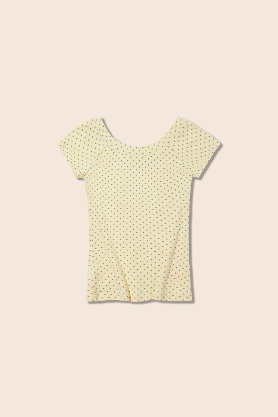 Polka Dot Off-Shoulder Tee|yescci-YESCCI.com
