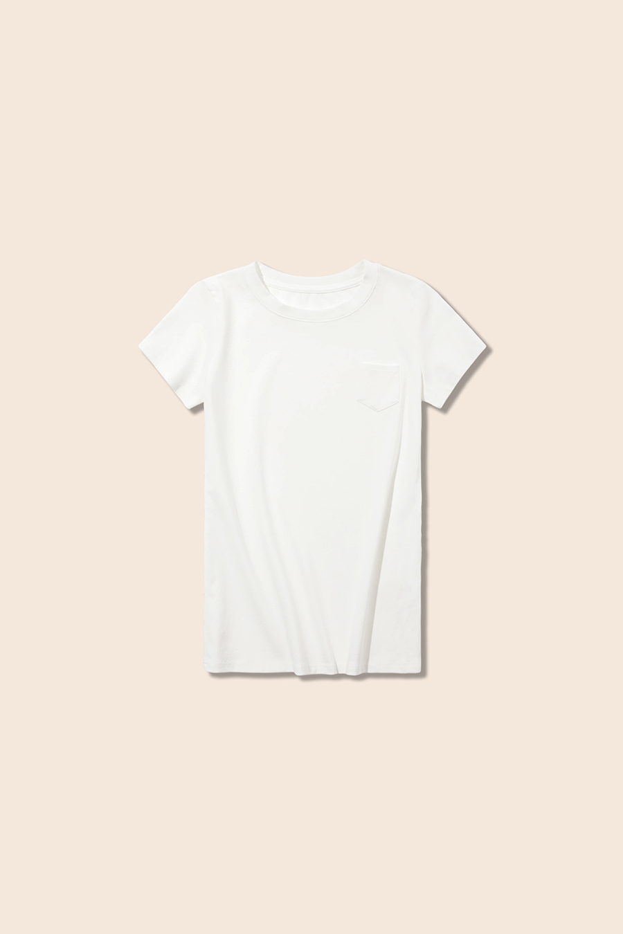Casual Solid Color Pocket Tee|yescci-YESCCI.com