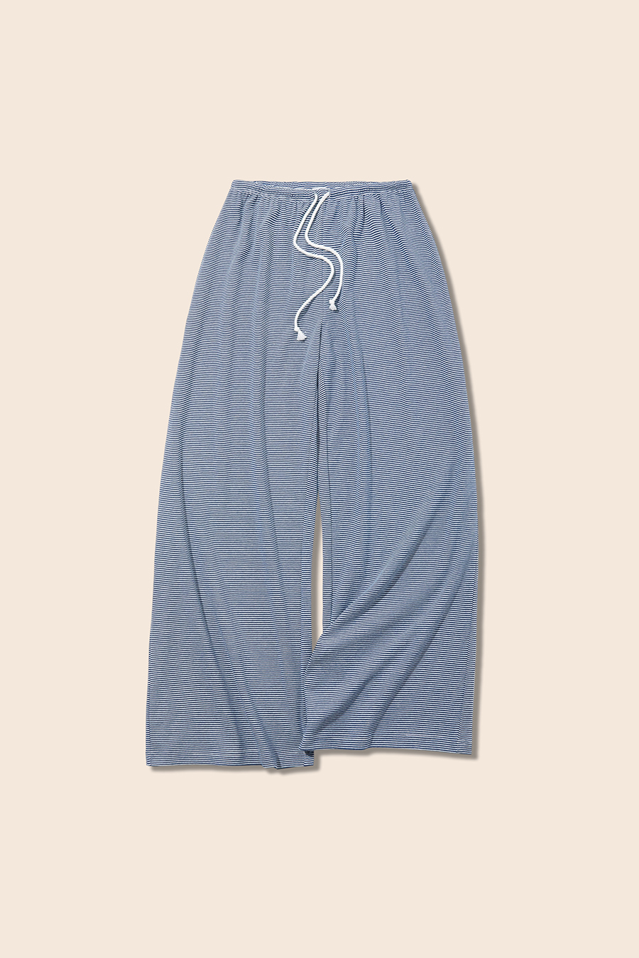 Striped Drawstring Wide Leg Pants|yescci-YESCCI.com