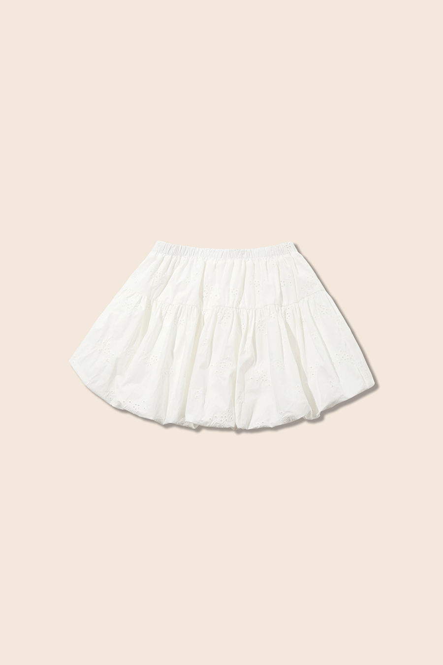 Sweet White Tiered Ruffle Skirt|yescci-YESCCI.com