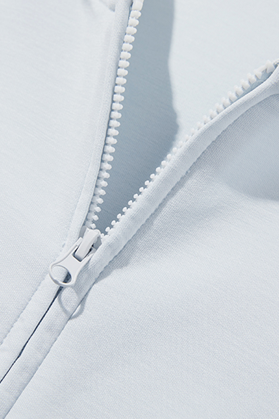 Fitted Zip-Up Hooded Jacket|yescci-YESCCI.com
