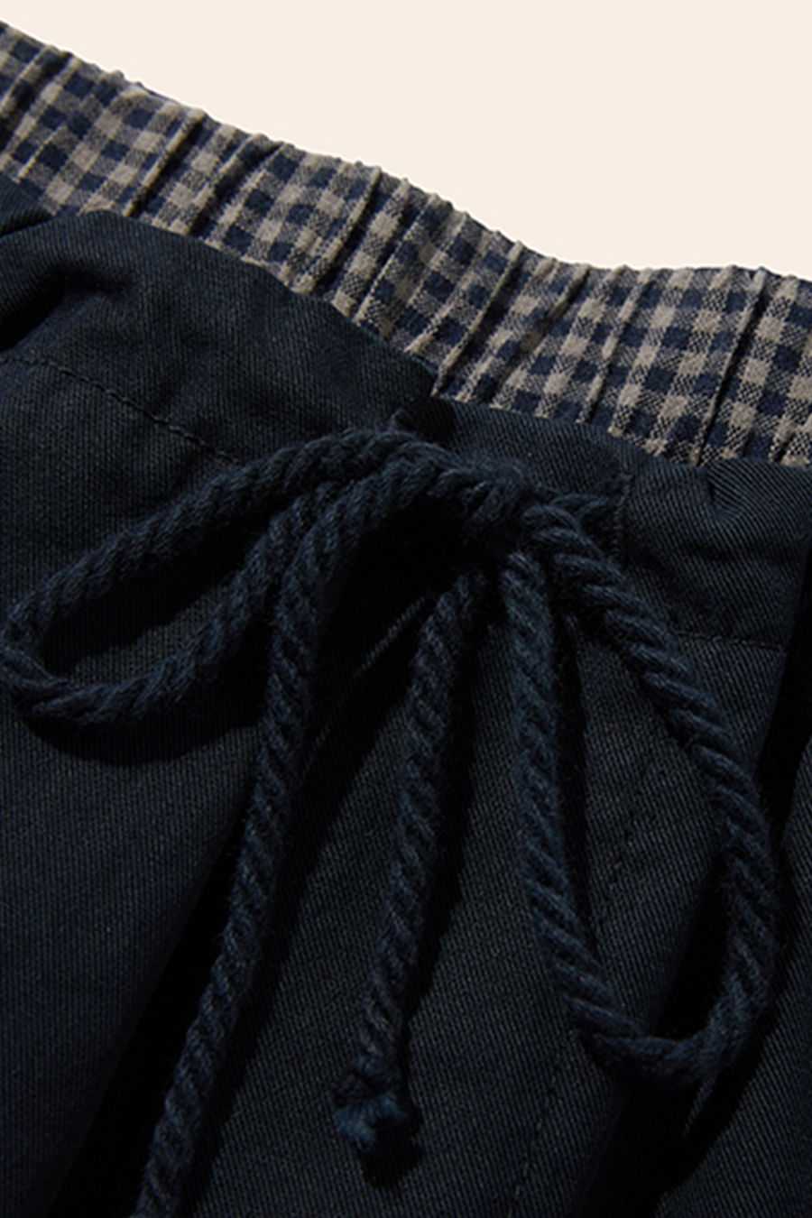Drawstring Hem Cargo Shorts|yescci